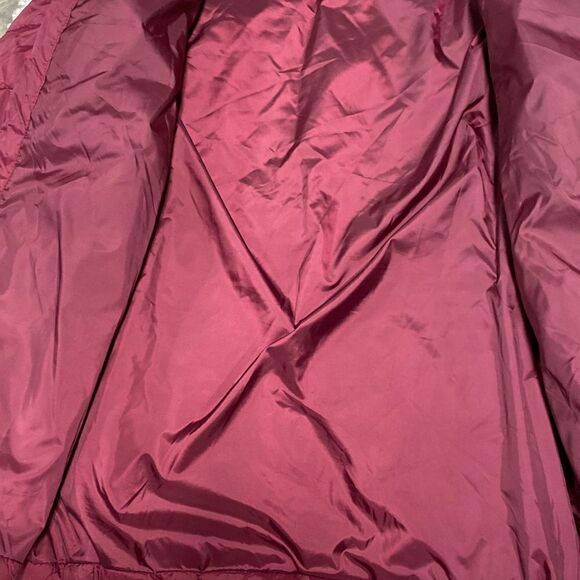 Xersion Burgundy Puffer Coat Size Medium - Picture 4 of 4